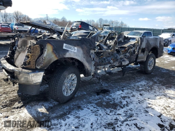 2021 Ford Super Duty F-250 SRW XL with VIN 1FT7X2BN4MEC84191, listed as a Copart auction lot 46066575 with 0 mi miles and Salvage Title. Bid and sale history available at carsss.com. Image 1.