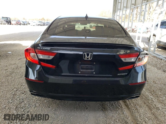 2019 Honda Accord Sedan Sport 1.5T with VIN 1HGCV1F32KA177413, listed as a Copart auction lot 49174125 with 127,784 mi miles and Salvage Title. Bid and sale history available at carsss.com. Image 6.