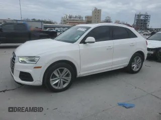 2017 Audi Q3 Premium Plus z VIN WA1HCCFS5HR011100, wystawiony jako Copart lot #45767015 z przebiegiem 108 665 mil mil oraz Szkoda całkowita • Salvage title. Historia ofert i sprzedaży dostępna na DreamBid. Obrazek 1.