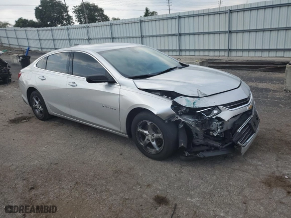 2017 Chevrolet Malibu LS with VIN 1G1ZB5ST1HF254047, listed as a Copart auction lot 69167813 with 196,155 mi miles and Salvage Title. Bid and sale history available at carsss.com. Image 4.