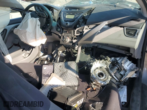 2013 Hyundai Elantra Coupe GS with VIN KMHDH6AE6DU009416, listed as a Copart auction lot 83116824 with 0 mi miles and Salvage Title. Bid and sale history available at carsss.com. Image 8.