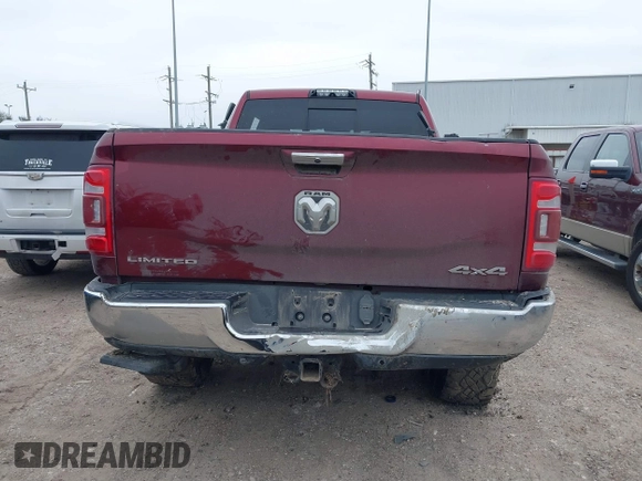 2019 Ram 2500 Limited z VIN 3C6UR5TLXKG514230, wystawiony jako IAAI lot #41628680 z przebiegiem Nie podano mil oraz . Historia ofert i sprzedaży dostępna na DreamBid. Obrazek 16.
