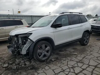 2020 Honda Passport Touring z VIN 5FNYF8H91LB016961, wystawiony jako Copart lot #65638584 z przebiegiem 75 134 mil mil oraz Nie do naprawy • Non repairable. Historia ofert i sprzedaży dostępna na DreamBid. Obrazek 1.