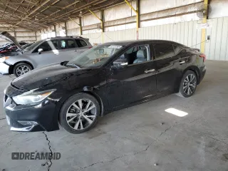 2017 Nissan Maxima SV with VIN 1N4AA6AP4HC427679, listed as a Copart auction lot 62737885 with 50,438 mi miles and Salvage title. Bid and sale history available at DreamBid. Image 1.