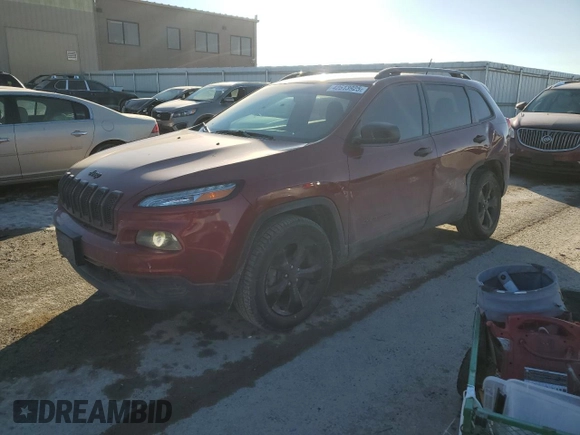 2017 Jeep Cherokee Sport with VIN 1C4PJMAB1HW529548, listed as a Copart auction lot 42513925 with 104,311 mi miles and Salvage title. Bid and sale history available at DreamBid. Image 1.