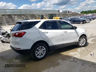 2021 Chevrolet Equinox LS with VIN 3GNAXFEV8MS173102, listed as a Copart auction lot 55698654 with 47,046 mi miles and Salvage title. Bid and sale history available at DreamBid. Image 3.