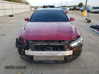 2020 Genesis G70 3.3T with VIN KMTG34LE0LU048827, listed as a Copart auction lot 78878334 with 41,430 mi miles and Salvage Title. Bid and sale history available at carsss.com. Image 5.