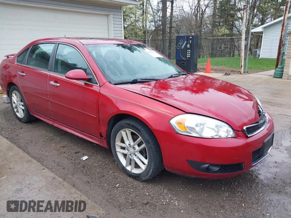 2013 Chevrolet Impala LTZ with VIN 2G1WC5E32D1102744, listed as a IAAI auction lot 42029654 with 93,506 mi miles and . Bid and sale history available at DreamBid. Image 1.