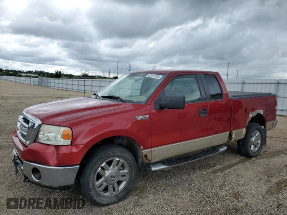 2008 Ford F-150 XLT z VIN 1FTPX14V58KB30457, wystawiony jako Copart lot #62470355 z przebiegiem 149 167 mil mil oraz Czysty tytuł • Clean title. Historia ofert i sprzedaży dostępna na DreamBid. Obrazek 1.
