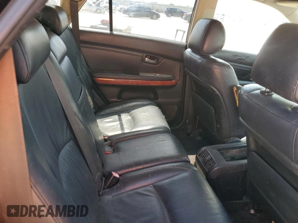 2005 Lexus RX 330 with VIN JTJGA31U550053411, listed as a Copart auction lot 53860305 with 302,850 mi miles and Salvage Title. Bid and sale history available at carsss.com. Image 10.