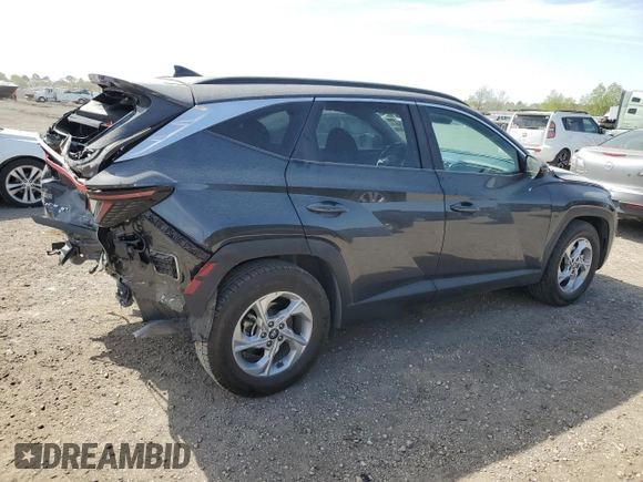2023 Hyundai Tucson SEL with VIN 5NMJB3AE7PH233863, listed as a Copart auction lot 49844285 with 27,221 mi miles and Salvage Title. Bid and sale history available at carsss.com. Image 3.