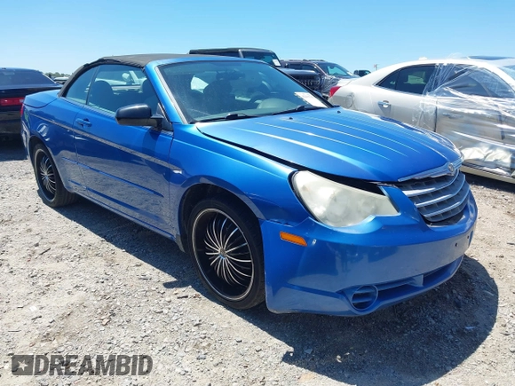 2008 Chrysler Sebring LX с VIN 1C3LC45KX8N180208, выставлен на аукционе IAAI как лот 42191780 с пробегом 263 970 миль миль и . История ставок и продаж доступна на DreamBid. Изображение 1.