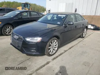 2013 Audi A4 Premium Plus with VIN WAUFFAFL8DN038145, listed as a Copart auction lot 54299515 with 131,821 mi miles and Salvage title. Bid and sale history available at DreamBid. Image 1.