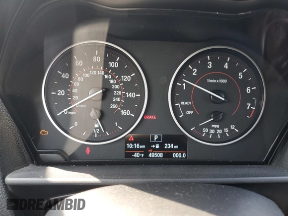 2016 BMW 2 Series 228i with VIN WBA1F9C56GV544978, listed as a Copart auction lot 53974395 with 49,508 mi miles and Salvage title. Bid and sale history available at DreamBid. Image 9.