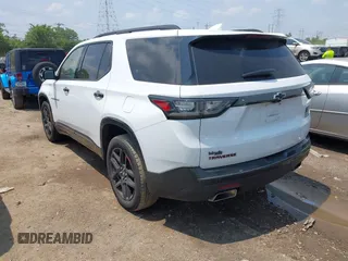 2021 Chevrolet Traverse Premier with VIN 1GNERKKW9MJ224531, listed as a IAAI auction lot 42418665 with 49,188 mi miles and . Bid and sale history available at DreamBid. Image 3.