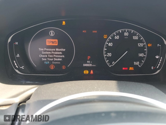 2019 Honda Accord Touring with VIN 1HGCV2F98KA035920, listed as a Copart auction lot 59282455 with 48,828 mi miles and Salvage title. Bid and sale history available at DreamBid. Image 9.