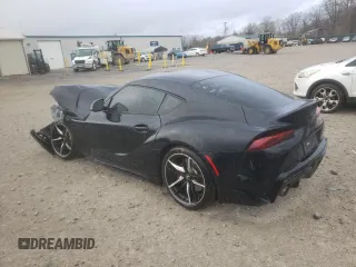 2022 Toyota GR Supra 3.0 with VIN WZ1DB0C07NW050097, listed as a Copart auction lot 43938695 with 41,439 mi miles and Salvage Title. Bid and sale history available at carsss.com. Image 2.
