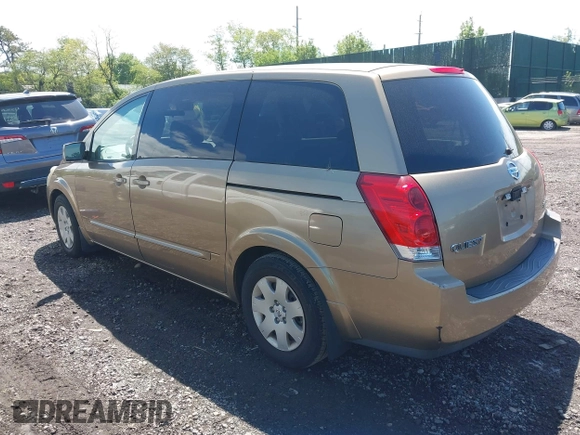 2004 Nissan Quest SE z VIN 5N1BV28U84N306185, wystawiony jako IAAI lot #42200666 z przebiegiem 105 000 mil mil oraz . Historia ofert i sprzedaży dostępna na DreamBid. Obrazek 3.