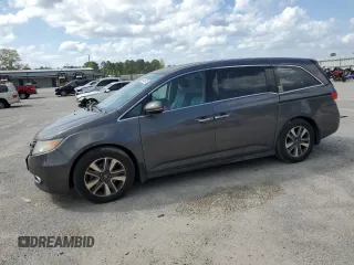 2014 Honda Odyssey Touring с VIN 5FNRL5H91EB005876, выставлен на аукционе Copart как лот 51446355 с пробегом 164 962 миль миль и Списание • Salvage title. История ставок и продаж доступна на DreamBid. Изображение 1.