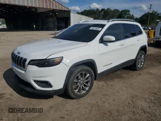 2020 Jeep Cherokee Latitude Plus with VIN 1C4PJLLB8LD586065, listed as a Copart auction lot 56149485 with Not provided miles and Salvage title. Bid and sale history available at DreamBid. Image 1.