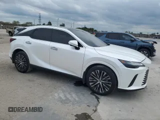 2023 Lexus RX with VIN 2T2BAMBA0PC021820, listed as a Copart auction lot 46240965 with 40,490 mi miles and Salvage Title. Bid and sale history available at carsss.com. Image 4.