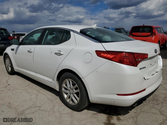 2013 Kia Optima LX with VIN KNAGM4A78D5310635, listed as a Copart auction lot 48231165 with 194,049 mi miles and Salvage Title. Bid and sale history available at carsss.com. Image 2.