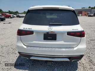 2024 Mercedes-Benz GLS 450 with VIN 4JGFF5KEXRB091127, listed as a Copart auction lot 57384124 with 6,731 mi miles and Salvage Title. Bid and sale history available at DreamBid. Image 6.