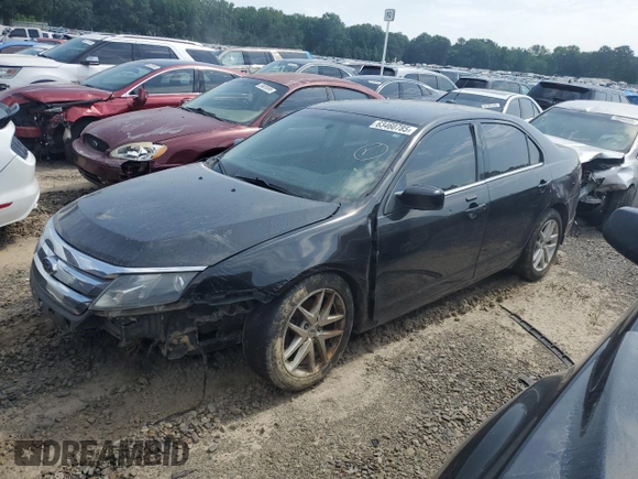 2012 Ford Fusion SEL with VIN 3FAHP0JA9CR232709, listed as a Copart auction lot 63460785 with 187,263 mi miles and Salvage title. Bid and sale history available at DreamBid. Image 1.