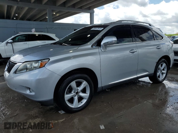 2010 Lexus RX 350 with VIN 2T2ZK1BA0AC038280, listed as a Copart auction lot 56547915 with 214,476 mi miles and Clean Title. Bid and sale history available at DreamBid. Image 1.