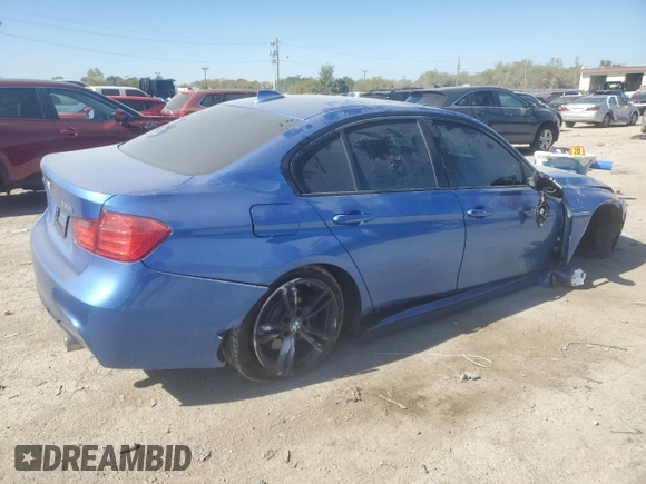 2015 BMW 3 Series 335i xDrive with VIN WBA3B9G58FNR93124, listed as a Copart auction lot 73853504 with 105,967 mi miles and Salvage Title. Bid and sale history available at carsss.com. Image 3.