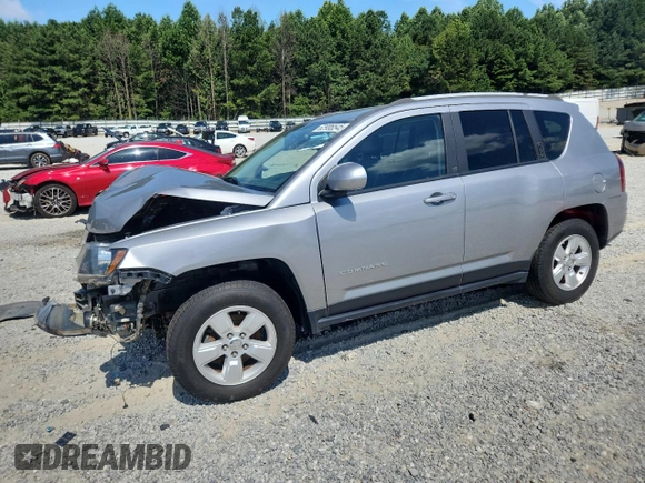 2017 Jeep Compass Latitude с VIN 1C4NJCEB6HD160516, выставлен на аукционе Copart как лот 62906545 с пробегом Не указан миль и Списание • Salvage title. История ставок и продаж доступна на DreamBid. Изображение 1.