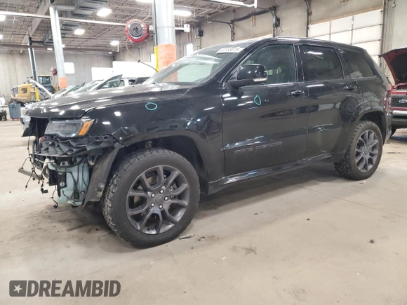 2020 Jeep Grand Cherokee High Altitude with VIN 1C4RJFCT5LC388388, listed as a Copart auction lot 50185075 with 55,205 mi miles and Salvage title. Bid and sale history available at DreamBid. Image 1.
