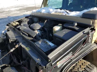 2004 Hummer H2 with VIN 5GRGN23UX4H119707, listed as a Copart auction lot 41435425 with 194,040 mi miles and Salvage Title. Bid and sale history available at carsss.com. Image 12.