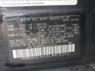 2010 Subaru Outback 2.5i Prem with VIN 4S4BRBGC3A1357903, listed as a Copart auction lot 86393434 with 131,322 mi miles and Salvage Title. Bid and sale history available at carsss.com. Image 13.