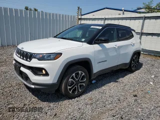 2024 Jeep Compass Limited с VIN 3C4NJDCN5RT585014, выставлен на аукционе Copart как лот 66858775 с пробегом 6 437 миль миль и Списание • Salvage title. История ставок и продаж доступна на DreamBid. Изображение 1.