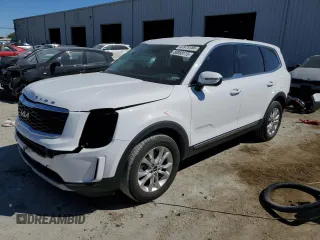 2022 Kia Telluride LX with VIN 5XYP2DHC1NG292886, listed as a Copart auction lot 50058115 with 51,235 mi miles and Salvage Title. Bid and sale history available at DreamBid. Image 1.