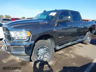 2019 Ram 2500 Big Horn with VIN 3C6UR5DL3KG519364, listed as a IAAI auction lot 41582163 with 21,881 mi miles. Bid and sale history available at carsss.com. Image 2.