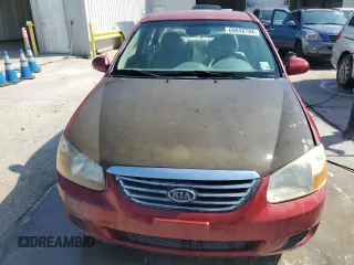 2009 Kia Spectra EX with VIN KNAFE221495646233, listed as a Copart auction lot 69638784 with 168,178 mi miles and Salvage Title. Bid and sale history available at carsss.com. Image 5.