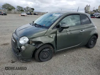 2016 FIAT 500 Pop z VIN 3C3CFFARXGT134642, wystawiony jako Copart lot #53911555 z przebiegiem 70 032 mil mil oraz Szkoda całkowita • Salvage title. Historia ofert i sprzedaży dostępna na DreamBid. Obrazek 1.