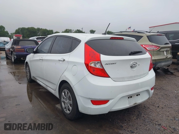 2014 Hyundai Accent GS with VIN KMHCT5AE2EU192769, listed as a IAAI auction lot 42189835 with 135,623 mi miles and . Bid and sale history available at DreamBid. Image 3.