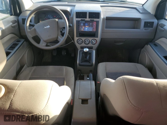 2007 Jeep Compass Sport with VIN 1J8FF47W07D199198, listed as a Copart auction lot 52092675 with 131,346 mi miles and Salvage Title. Bid and sale history available at carsss.com. Image 8.
