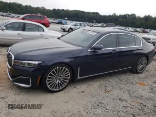 2020 BMW 7 Series 740i with VIN WBA7T2C04LCD29459, listed as a Copart auction lot 69091923 with 0 mi miles. Bid and sale history available at carsss.com. Image 1.