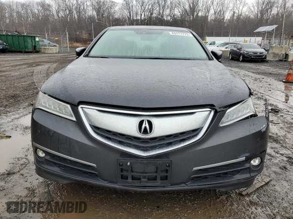 2015 Acura TLX V6 Advance with VIN 19UUB3F75FA000744, listed as a Copart auction lot 43177775 with 94,576 mi miles and Salvage Title. Bid and sale history available at carsss.com. Image 5.