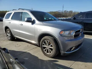 2015 Dodge Durango Limited with VIN 1C4RDJDG1FC892078, listed as a Copart auction lot 52322775 with 122,372 mi miles and Salvage title. Bid and sale history available at DreamBid. Image 4.