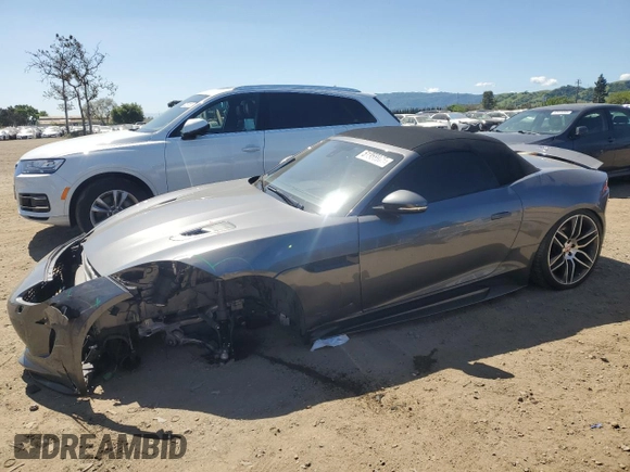 2016 Jaguar F-Type R with VIN SAJWJ6HL2GMK33911, listed as a Copart auction lot 51958905 with 40,520 mi miles and Salvage Title. Bid and sale history available at DreamBid. Image 1.