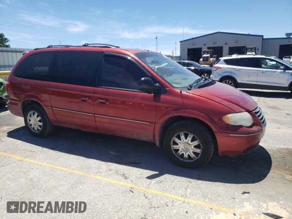 2007 Chrysler Town & Country LWB Limited with VIN 2A8GP64L87R206824, listed as a Copart auction lot 57903444 with 189,951 mi miles and Salvage Title. Bid and sale history available at carsss.com. Image 4.