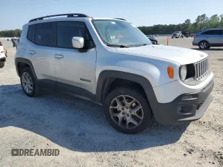 2017 Jeep Renegade Latitude with VIN ZACCJABB7HPE91641, listed as a Copart auction lot 53029205 with 210,002 mi miles and Salvage title. Bid and sale history available at DreamBid. Image 4.