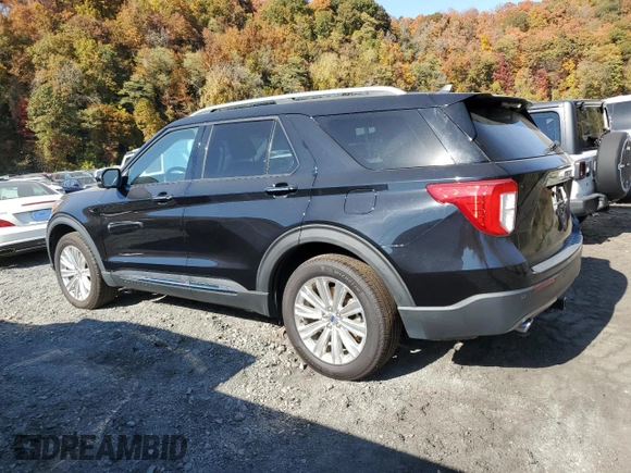 2021 Ford Explorer Limited with VIN 1FM5K8FW7MNA11379, listed as a Copart auction lot 76866794 with 48,455 mi miles and Salvage Title. Bid and sale history available at carsss.com. Image 2.