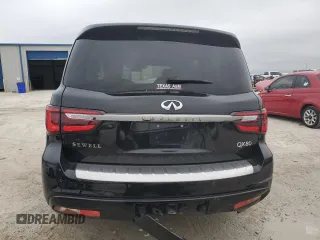 2021 Infiniti QX80 LUXE with VIN JN8AZ2AF6M9715895, listed as a Copart auction lot 72437294 with 42,582 mi miles and Salvage Title. Bid and sale history available at carsss.com. Image 6.