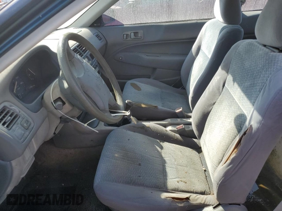 1997 Honda Civic DX with VIN 1HGEJ612XVL075429, listed as a Copart auction lot 76950574 with 0 mi miles and Salvage Title. Bid and sale history available at carsss.com. Image 7.